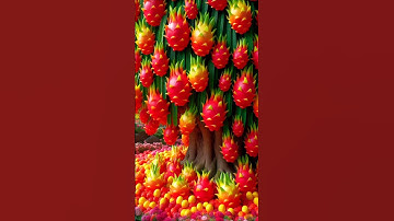 Easy method for planting and propagating dragon fruit trees. #gardening #reels #shorts #diy