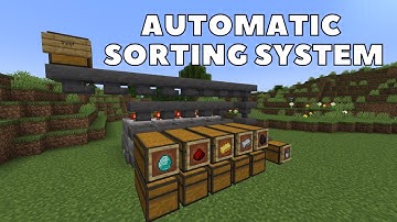 Minecraft Fully Automatic Sorting System | 1.21
