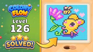 Colony Flow! - Level 126 Walkthrough 🧩 | Solution & Gameplay (ABI GAMES) 🐜
