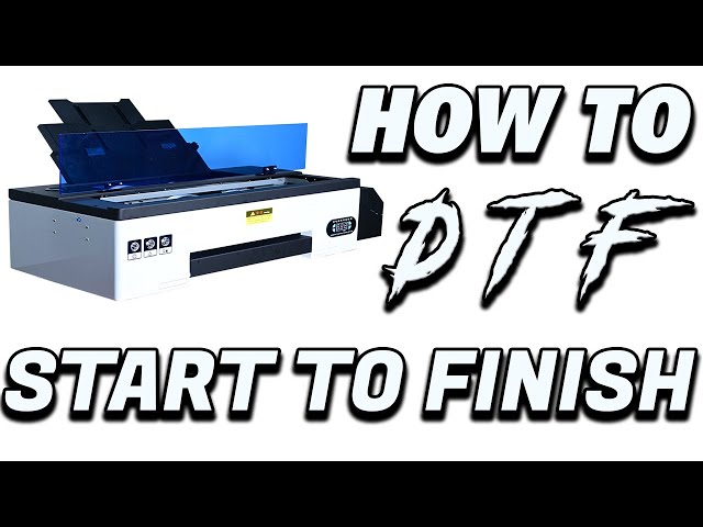 How to perform the DTF printing method on synthetics