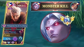 FINALLY A WORTHY MARTIS OPPONENT IN MYTHICAL GLORY RANK! | YU ZHONG TUTORIAL - MLBB