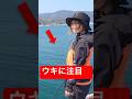 ウキの怪しい動きに注目 #釣り #fishing