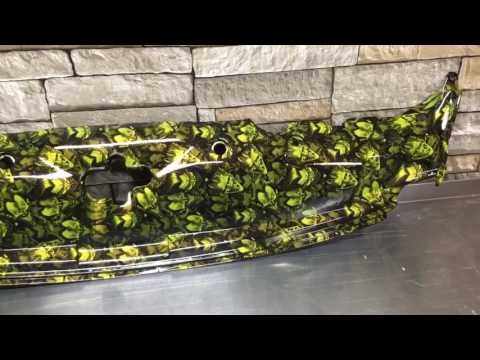 FA5 radiator cover hydro dip JOKER hydrographics Maine Coast Customs ...