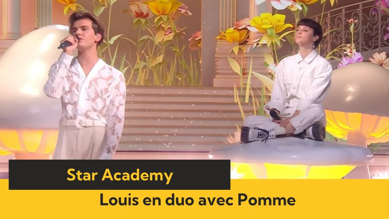 Star Academy 2022 - Pomme et Louis chantent en Osmose « Jardin » - YouTube