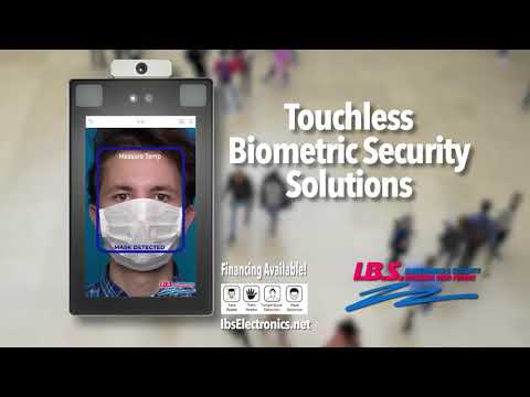 IBS Access Control Readers - Facial Recognition with Face Mask PLUS Body Temperature & Palm Scanning