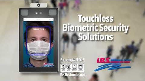 IBS Access Control Readers - Facial Recognition with Face Mask PLUS Body Temperature & Palm Scanning