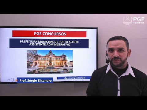 Assistente Administrativo | Concurso PMPA - Apresentação