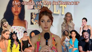 the death of the influencer