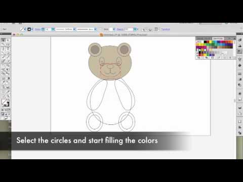 Making Teddy Bear In Illustrator Youtube