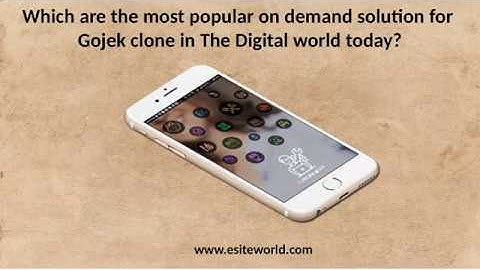 Gojek Clone On demand Application