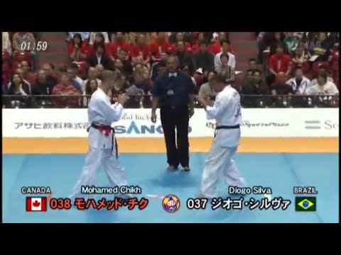 10th World Open Tournament Kyokushinkai Karate Diogo Silva Brazil Vs Mohamed Chikh Canada 