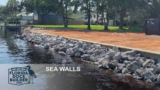 Florida Dock Builder | Boathouses, Docks, Piers, Seawalls, Riprap, Dredging & More!