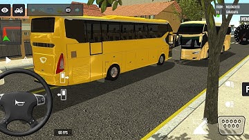 2025 new coach bus simulator 💥 || indonesia bus simulator part-4 #bus #game #simulator #comman