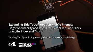 Expanding Side Touch Input on Mobile Phones