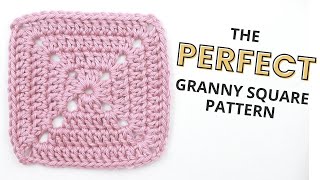 The PERFECT Granny Square Pattern | STEP BY STEP Crochet Tutorial For Beginners
