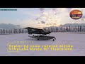 Snow covered Alaska in a Maule M7 Float Plane X Plane 12 3 0