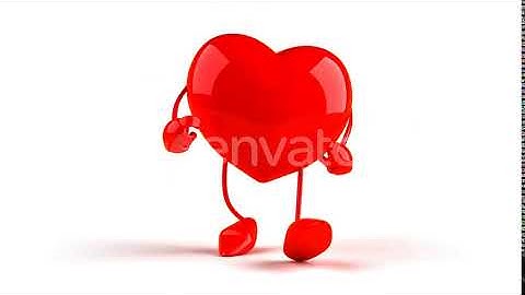 Fun cartoon heart | Motion Graphics - Envato elements