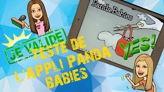 On teste et approuve l'appli Panda babies screenshot 5