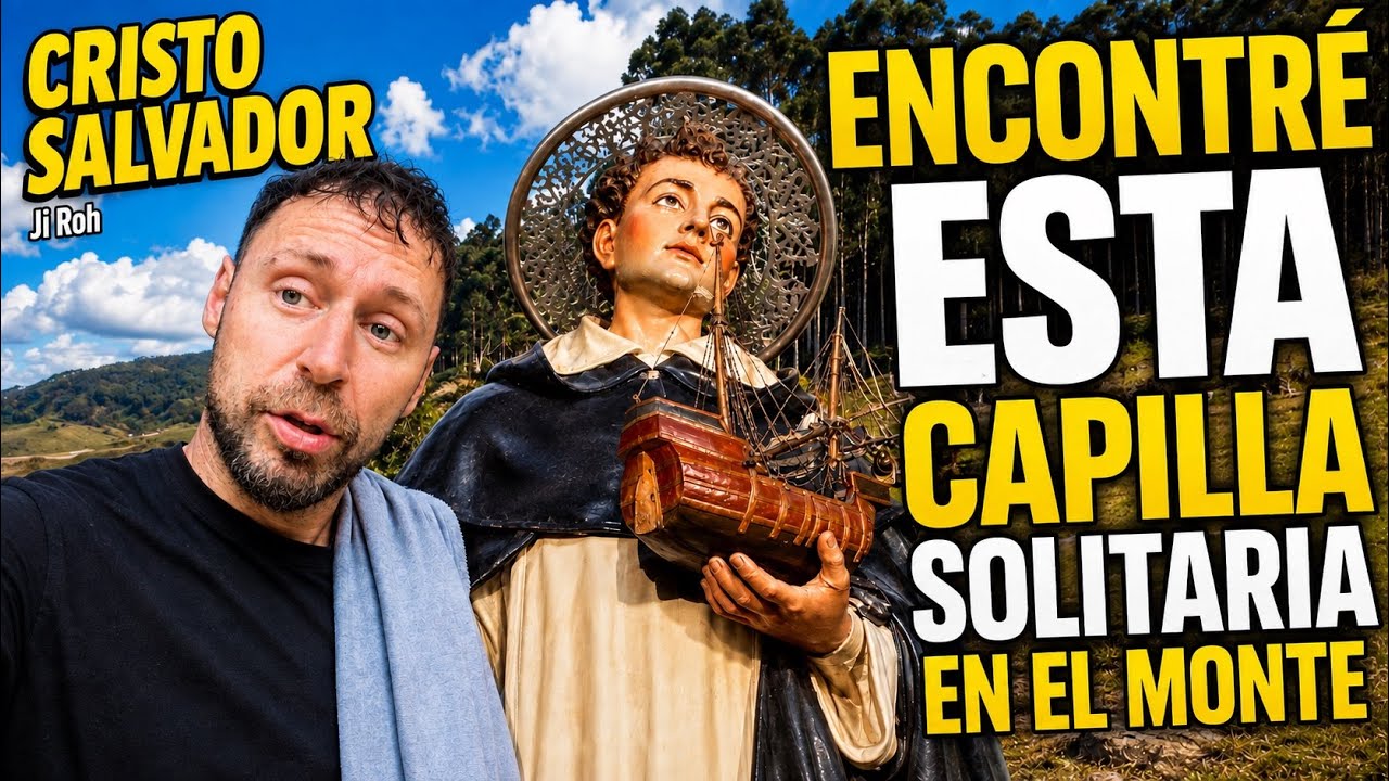 DE REPENTE ENCUENTRO esta capilla a SAN TELMO en un solitario monte de Colunga 