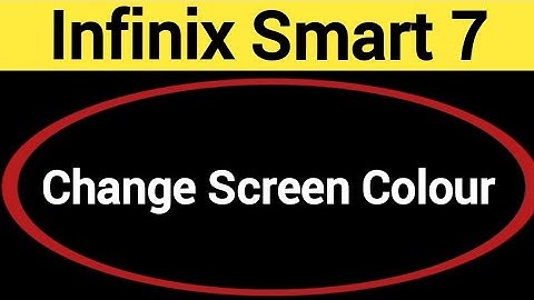 How to change screen colour, display colour change kaise karen, Infinix Smart 7 me display colour pr