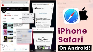 🍎 iPhone Safari For Android | How to Install iOS Safari browser on Android
