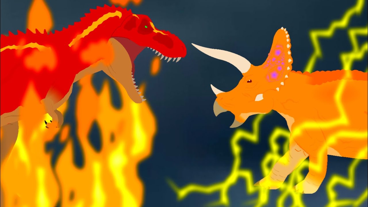 Terry vs Chomp | Dinosaur King Battle | Animation 