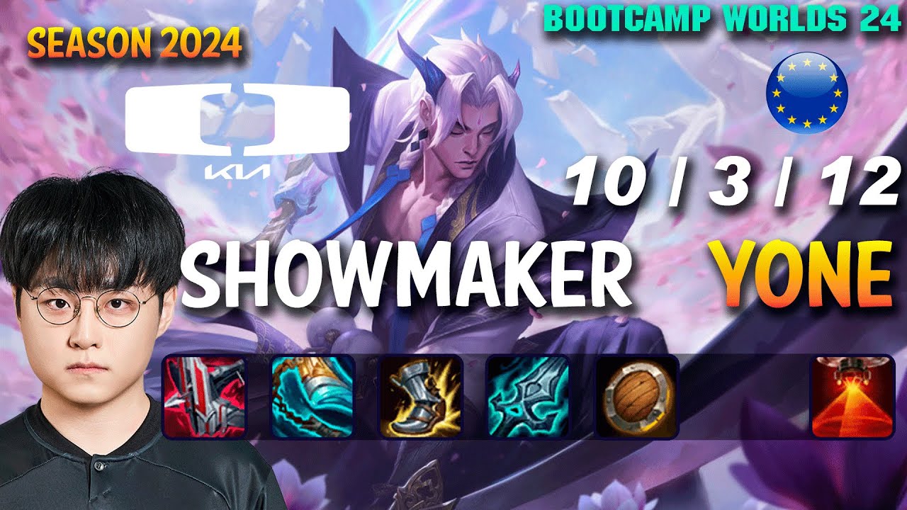DK ShowMaker YONE vs AURORA Mid - Patch 14.20 EUW Ranked WORLDS 2024 Bootcamp | lolrec