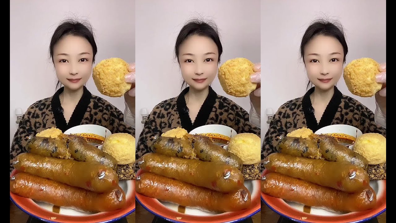 CHINESE MUKBANG SWEETFOOD,CAKE EATING SHOW EATING SPICY NOODLES YummyMukbang