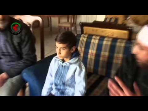 حمص القديمة الناشط عمر التلاوي يروي معانات الاهالي وطفل مريض ووالده يتكم عن معاناته 11 3 2013