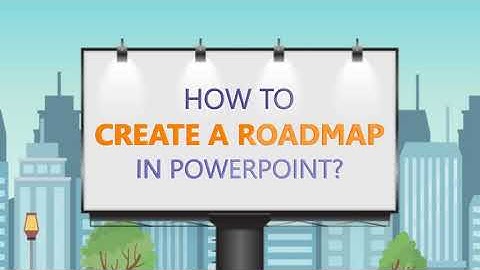 How To Create A Roadmap In PowerPoint? Tutorial #powerpoint