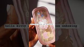 SANRIO HELLO KITTY GLASS CASE BOX UNBOXING ୨ৎ⋆。‧˚ #shorts #shortsfeed #sanrio #hellokitty
