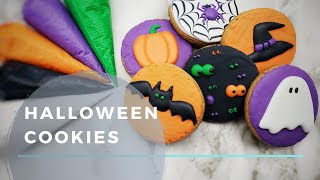 HALLOWEEN COOKIES for Beginners (Full Step by Step Tutorial)