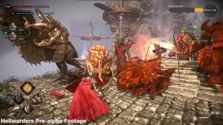Hell Warders Pre-alpha Boss Fight