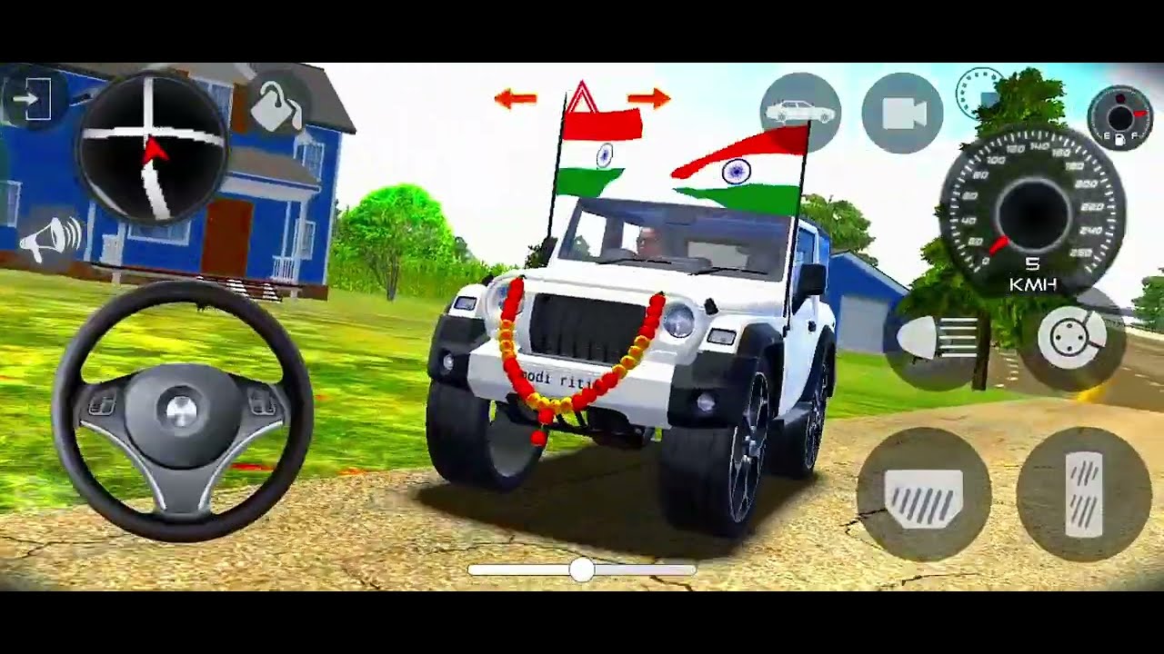 Dollar song modified ||mahindra thar car simulator game|| ||CAR SIMULATOR GAME 3D OFFLINE VIDEOS||
