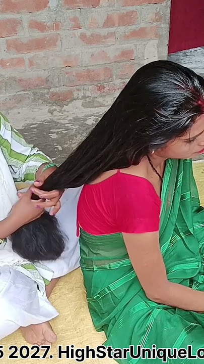 #rapunzel #hairstyle #hair havey oiling combing massege