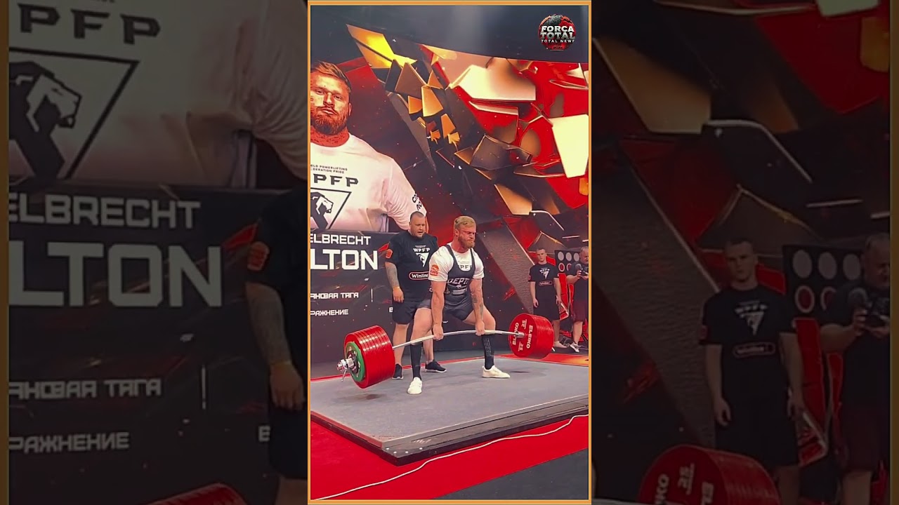 🚨 Colton Engelbrecht tentativa dos 500kg RAW