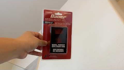 Review of Bauer electrical box cutout saw for oscillating multi tools ONLY $15