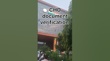 CHO post document verification #shortsfeed