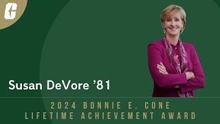 Susan DeVore Alumni Award Video