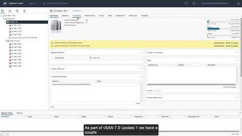 vSAN 7.0 Update 1 delivers compression only and capacity rebuild reservations!