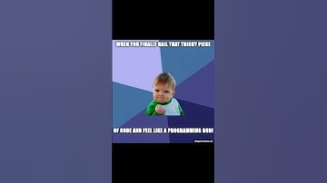 The Best Memes Finally! When Your Code Compiles After Hours of Debugging