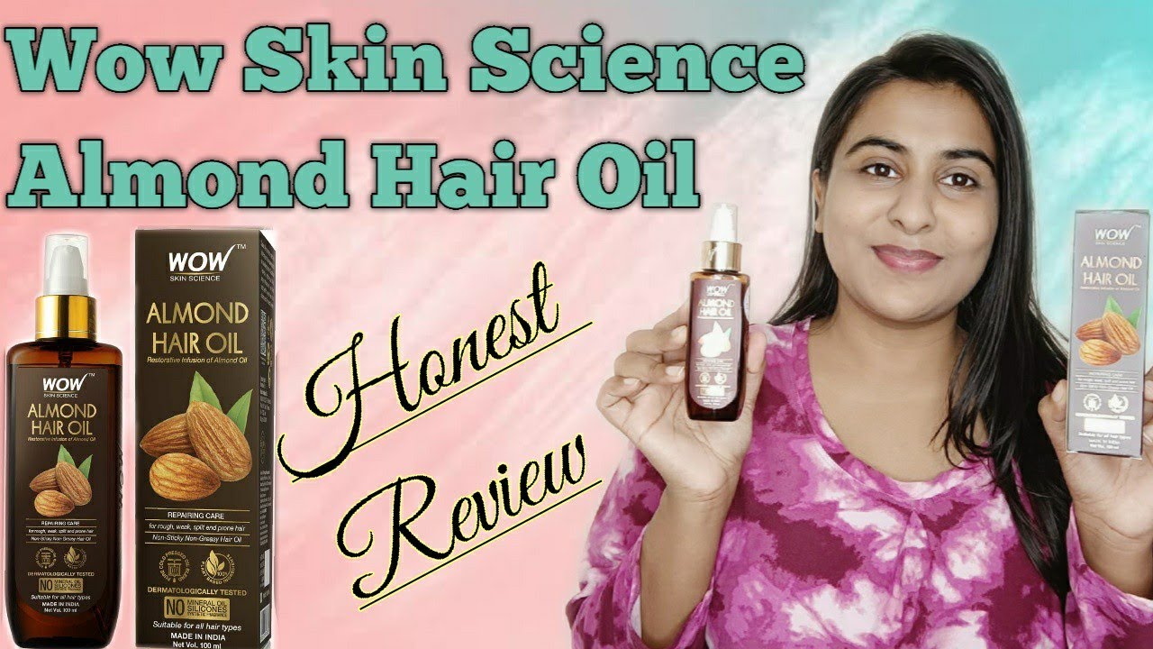 Wow Skin Science Almond Hair Oil Review | Honest Review | New Launch | The Shubhi Tips!!