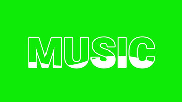 TEXT Audio Spectrum[Green Screen] model-19 || Editing Take