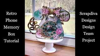 Retro Phone Memory Box Tutorial-Scapdiva Designs Team Project