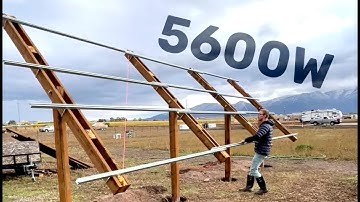 Adjustable Solar Ground Mount (DIY Build Guide)