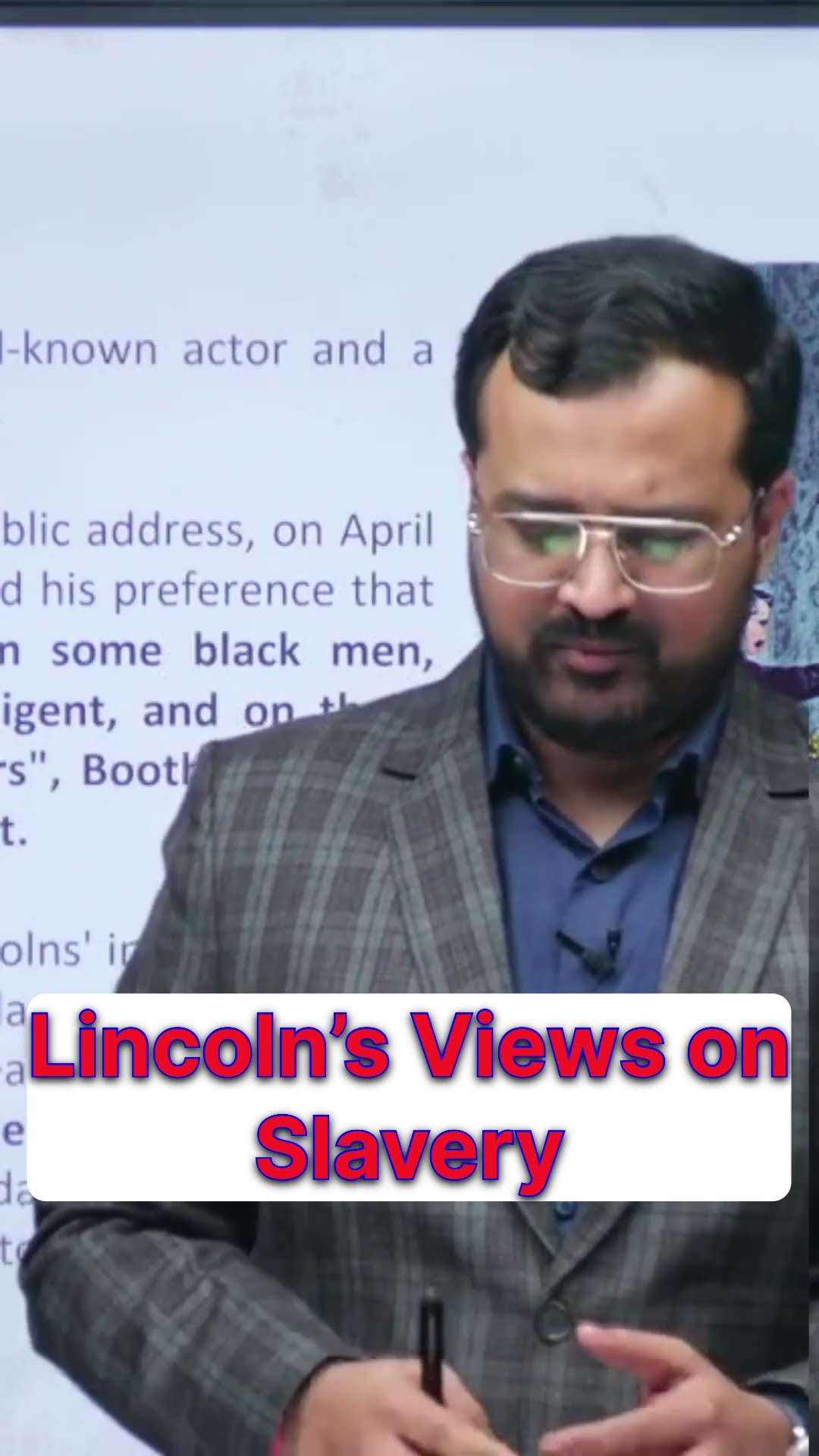 Lincoln’s Views on Slavery