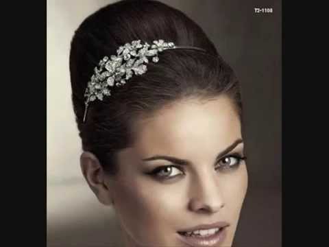 India para castigar encuesta La Sposa Accesorios tocados, tiaras, diademas by Grupo Pronovias - YouTube