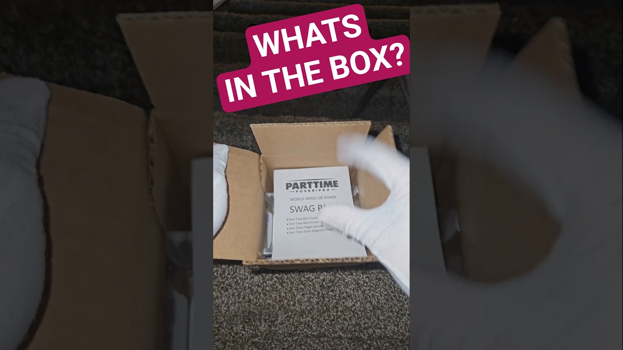 WSOP Part Time Poker Pro Swag Pack (presented by Spike)