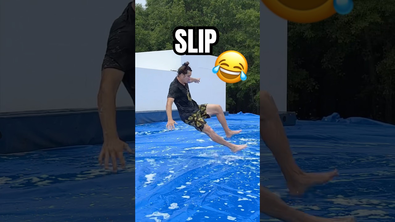 BE CAREFUL ⚠️ IT’S SLIPPERY! 😂