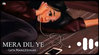 Mera Dil Ye Pukare Tu Aaja [Slowed+Reverb] -Lata Mangeshkar |InstagramHit Resimi